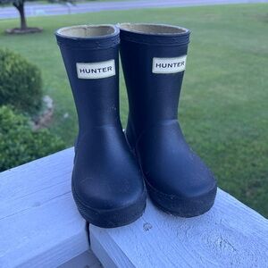 toddler hunter boots- gently used